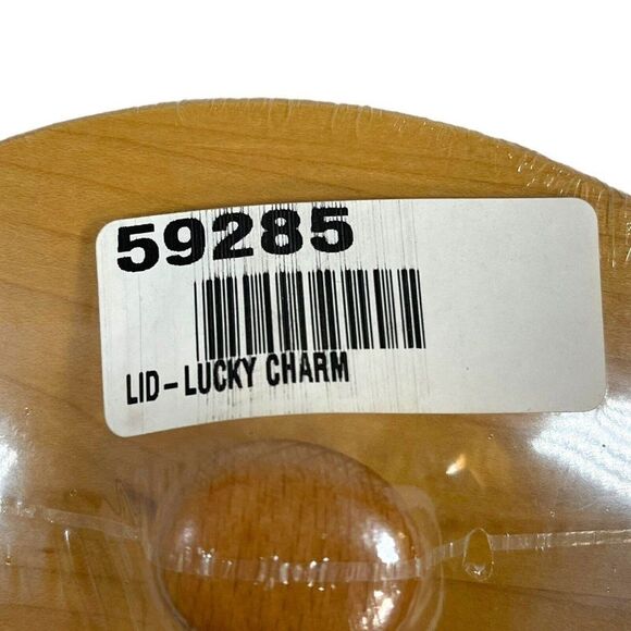 Longaberger 2002 Hostess Appreciation Lucky Charm Basket CLASSIC Wood Lid #59285 - Picture 2 of 6